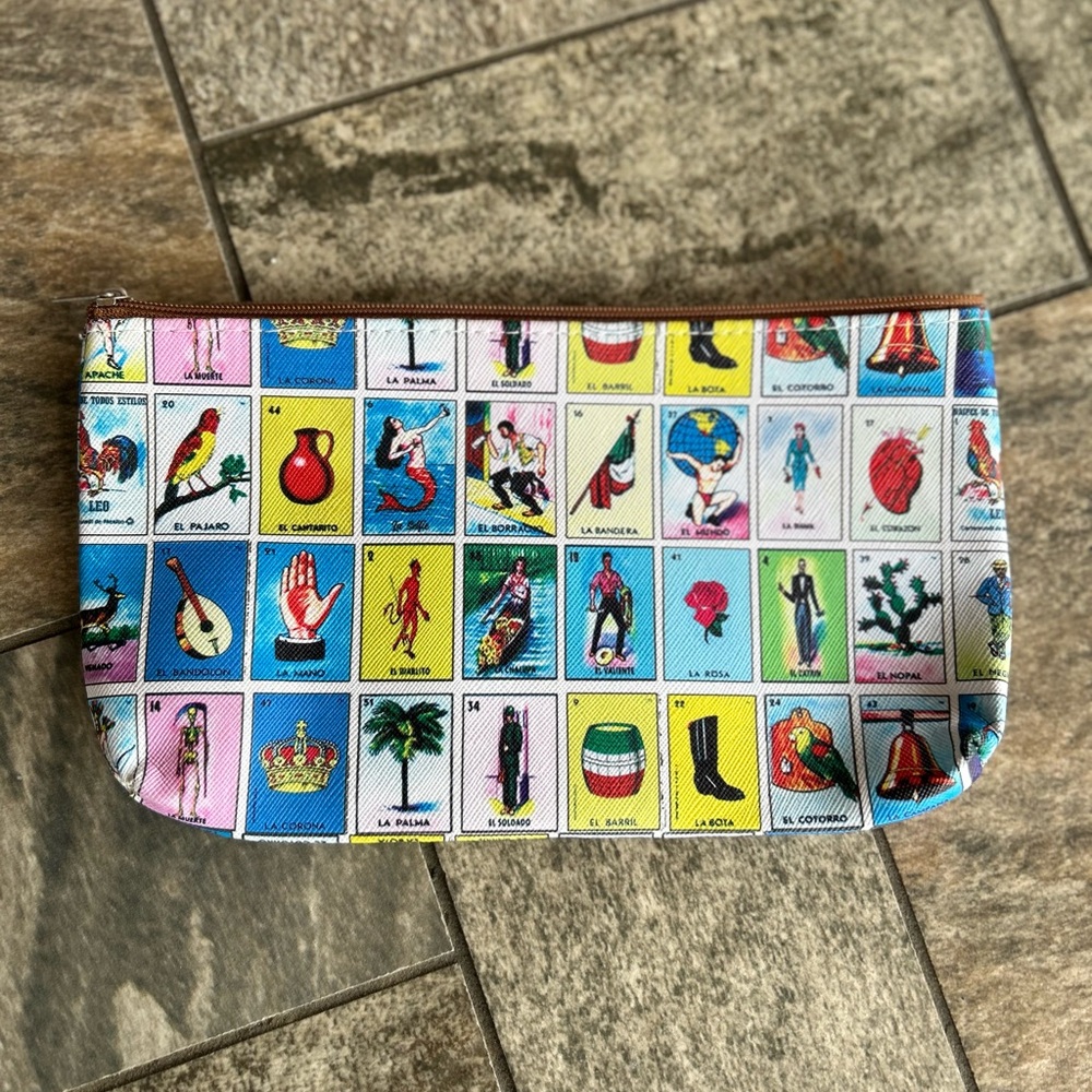 NWOT Lotería Print Bag